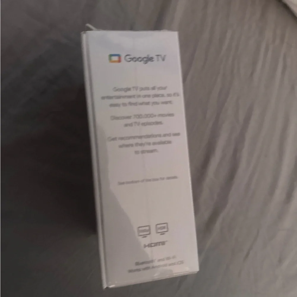 Google TV Streaming Device - White